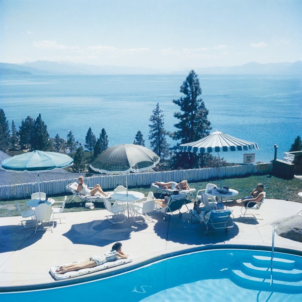 Relaxing at Lake Tahoe