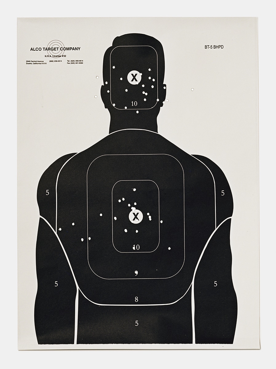 Target N, 2016, from the series L.A. Gun Club