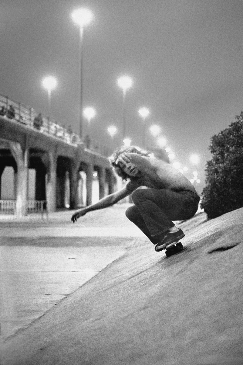 Night Pier Rider, Huntington Beach, CA, 1975