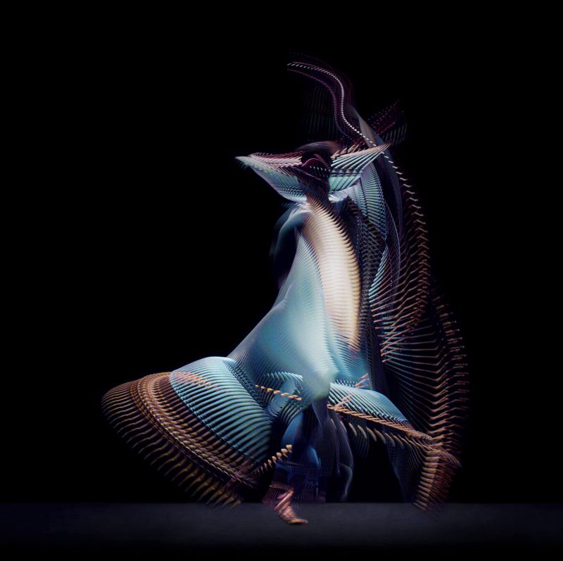 Abstract Dancers Light Blue 3, 2019 – Crane Kalman Brighton